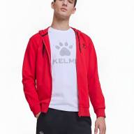 Толстовка KELME Knitted Hooded Cardigan Red - Толстовка KELME Knitted Hooded Cardigan Red