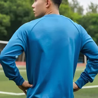 Свитшот KELME Knitted Round Neck Sweater Light Blue - Свитшот KELME Knitted Round Neck Sweater Light Blue