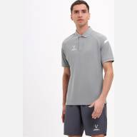 Поло JOGEL CAMP 2 Poly Polo, серый - Поло JOGEL CAMP 2 Poly Polo, серый