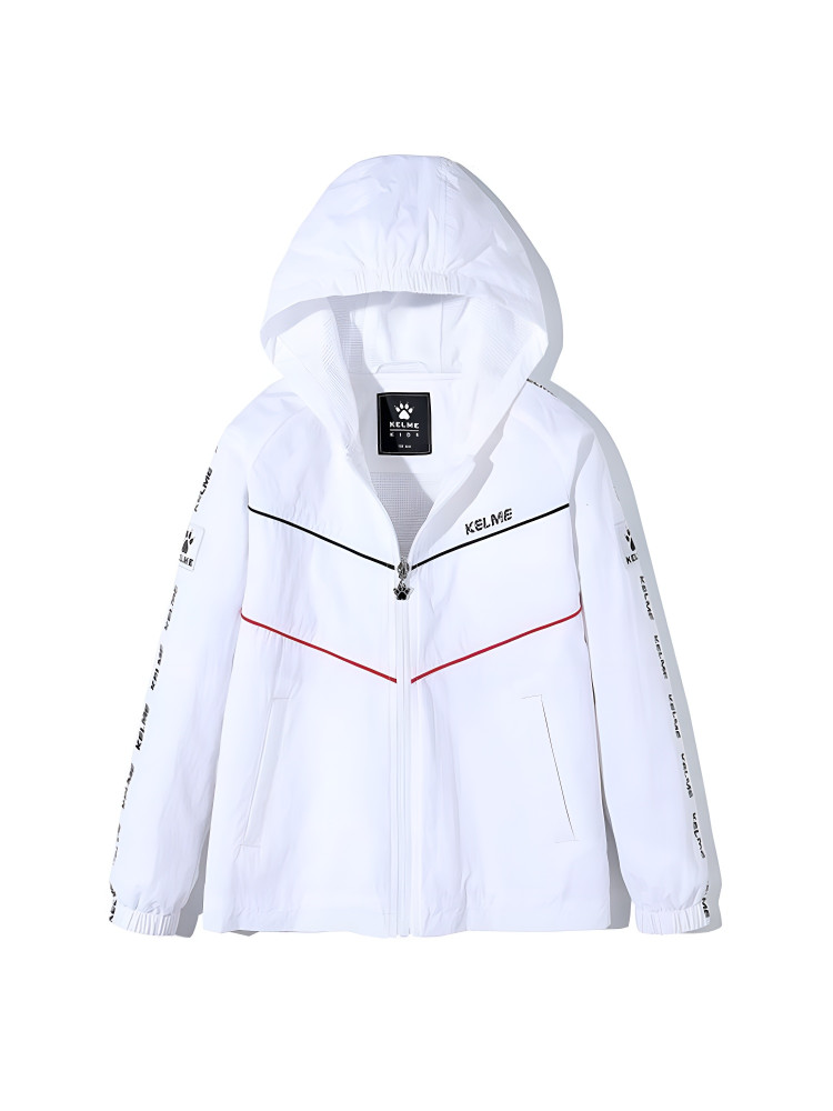 Детская ветровка KELME Boys Windbreaker White