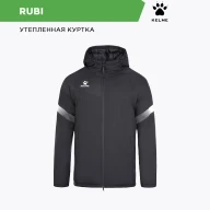 Куртка утепленная KELME Hooded Short Padded Jacket Black - Куртка утепленная KELME Hooded Short Padded Jacket Black
