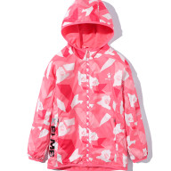 Детская ветровка KELME Girls Windbreaker Pink - Детская ветровка KELME Girls Windbreaker Pink