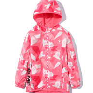 Детская ветровка KELME Girls Windbreaker Pink - Детская ветровка KELME Girls Windbreaker Pink
