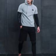 Худи KELME Men's Pullover Hoodie Grey - Худи KELME Men's Pullover Hoodie Grey