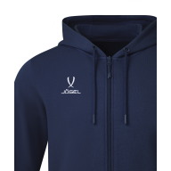 Худи на молнии ESSENTIAL Cotton FZ Hoodie, темно-синий - downloaded from prime-sport.ru