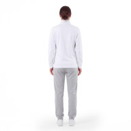 Костюм спортивный MIKASA MT537/530-022-L, р.L, 70% хлопок, 30% полиэстер, бело-серый - Костюм спортивный MIKASA MT537/530-022-L, р.L, 70% хлопок, 30% полиэстер, бело-серый