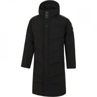 Пуховик KELME Hooded Long Jacket Black
