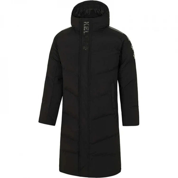 Пуховик KELME Hooded Long Jacket Black