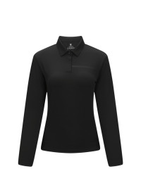 Женский лонгслив KELME Women's Long Sleeve POLO Shirt Black