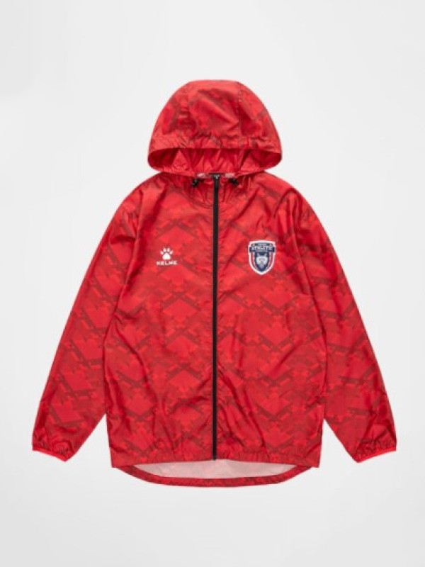 Ветровка KELME Men's Woven Trench Coat Red