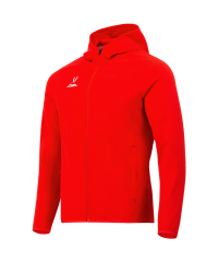 Худи на молнии JOGEL ESSENTIAL Athlete Hooded FZ Jacket, красный