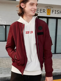Бомбер KELME Men's Cotton Clothing Burgundy
