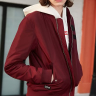 Бомбер KELME Men's Cotton Clothing Burgundy - Бомбер KELME Men's Cotton Clothing Burgundy
