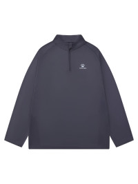 Термобелье (верх) KELME Half-open Long Sleeves Dark Grey
