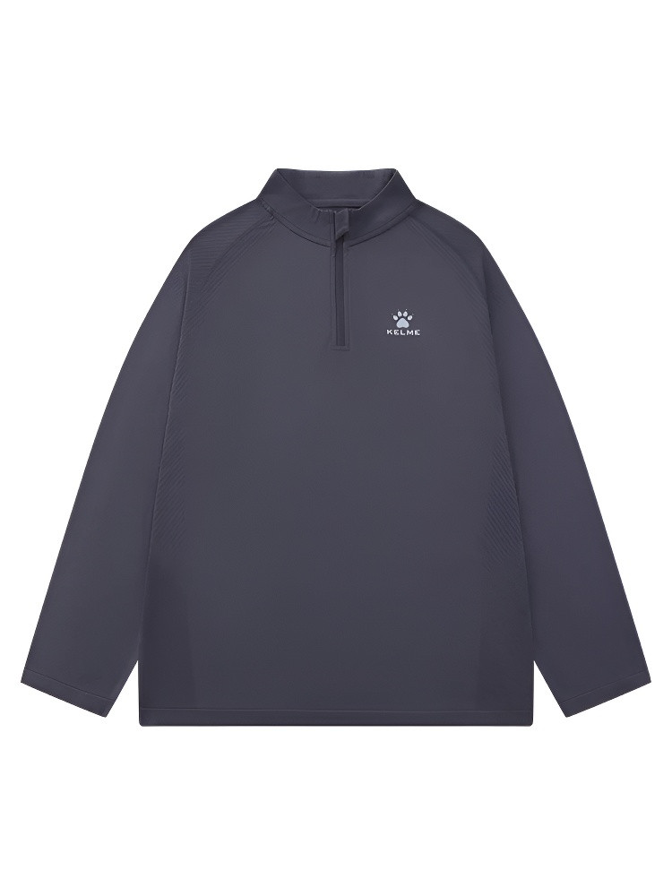 Термобелье (верх) KELME Half-open Long Sleeves Dark Grey