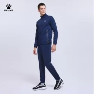 Спортивный костюм KELME Knit Jacket Suit Dark Blue - Спортивный костюм KELME Knit Jacket Suit Dark Blue