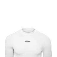 Футболка компрессионная с длинным рукавом JOGEL Camp PerFormDRY Top LS, белый/черный - downloaded from prime-sport.ru