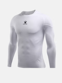 Термобелье (верх) KELME Long-Sleeved Tights White