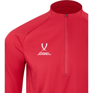 Джемпер ветрозащитный JOGEL PREMIER PerFormPROOF 1/4 Zip Wind Top, красный - Джемпер ветрозащитный JOGEL PREMIER PerFormPROOF 1/4 Zip Wind Top, красный