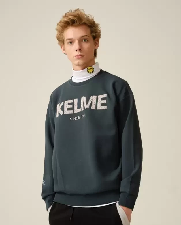 Свитшот KELME Round Neck Sweater Dark Green