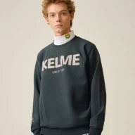 Свитшот KELME Round Neck Sweater Dark Green - Свитшот KELME Round Neck Sweater Dark Green