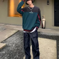 Свитшот KELME Round Neck Sweater Dark Green - Свитшот KELME Round Neck Sweater Dark Green