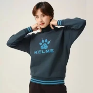 Свитшот KELME Round Neck Sweater Dark Green - Свитшот KELME Round Neck Sweater Dark Green