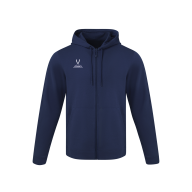 Худи на молнии ESSENTIAL Cotton FZ Hoodie, темно-синий, детский - downloaded from prime-sport.ru