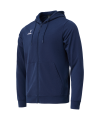 Худи на молнии JOGEL ESSENTIAL Cotton Zip Hoodie, темно-синий