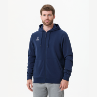 Худи на молнии JOGEL ESSENTIAL Cotton Zip Hoodie, темно-синий - Худи на молнии JOGEL ESSENTIAL Cotton Zip Hoodie, темно-синий