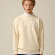 Свитшот KELME Round Neck Sweater Beige - Свитшот KELME Round Neck Sweater Beige
