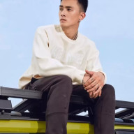 Свитшот KELME Round Neck Sweater Beige - Свитшот KELME Round Neck Sweater Beige
