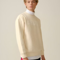 Свитшот KELME Round Neck Sweater Beige - Свитшот KELME Round Neck Sweater Beige