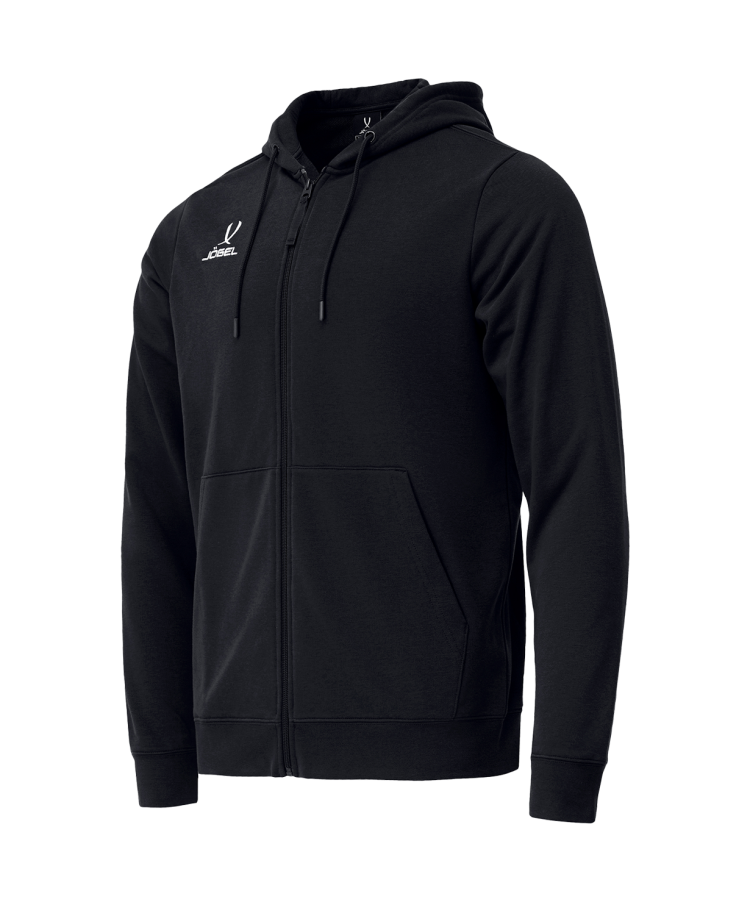 Худи на молнии JOGEL ESSENTIAL Cotton Zip Hoodie, черный