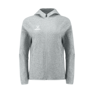 Худи на молнии женское JOGEL ESSENTIAL Athlete Hooded FZ Jacket W, серый - Худи на молнии женское JOGEL ESSENTIAL Athlete Hooded FZ Jacket W, серый