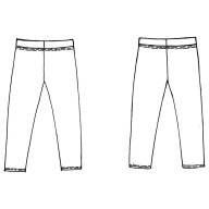 Бриджи гимнастические Indigo SM-002-30, р.30, хлопок, эластан, черный - Бриджи гимнастические Indigo SM-002-30, р.30, хлопок, эластан, черный