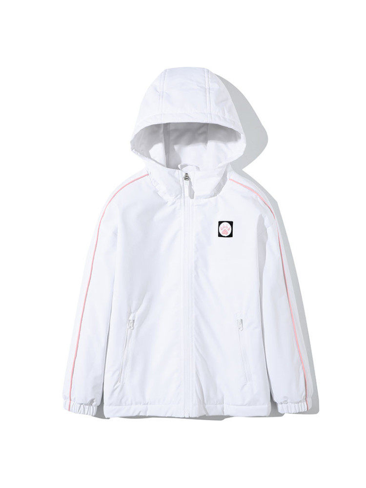 Детская ветровка KELME Girl's Woven Trench Coat White