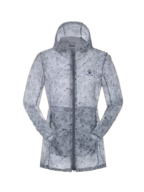 Ветровка KELME Women's Skin Trench Coat Grey