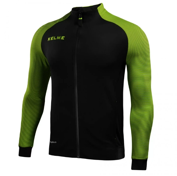 Олимпийка KELME Training Jacket (Black/Green)
