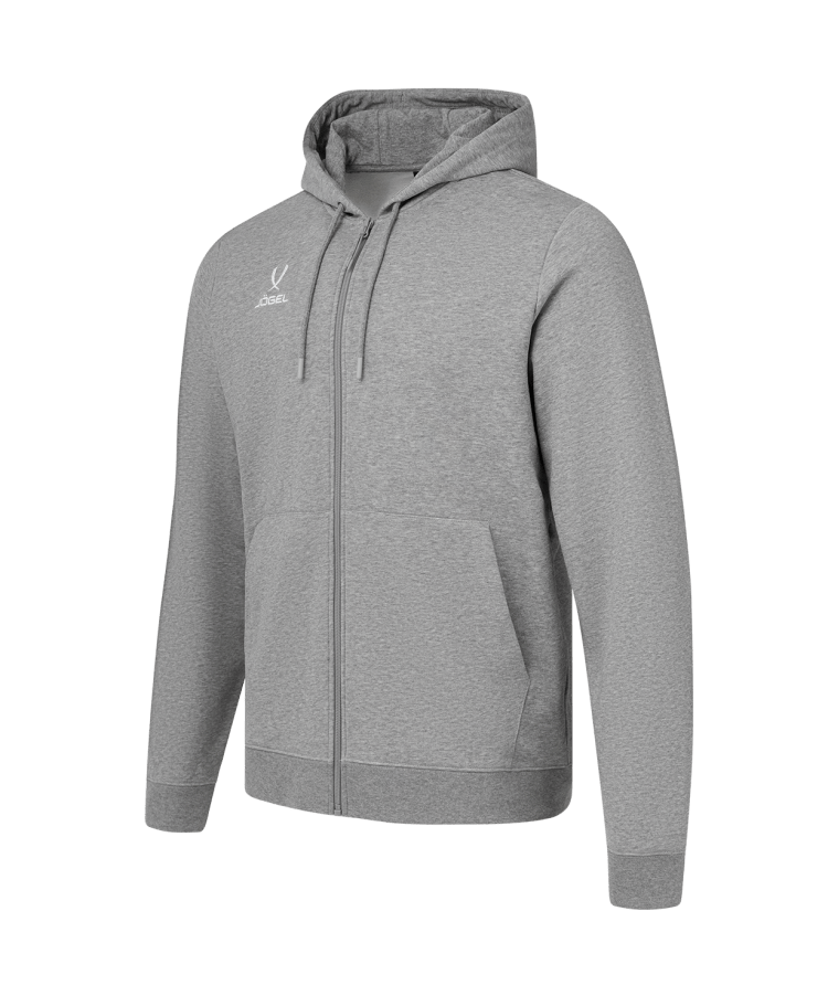 downloaded from prime-sport.ru Худи на молнии ESSENTIAL Cotton FZ Hoodie, серый меланж