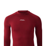 Футболка компрессионная с длинным рукавом JOGEL Camp PerFormDRY Top LS, гранатовый - downloaded from prime-sport.ru