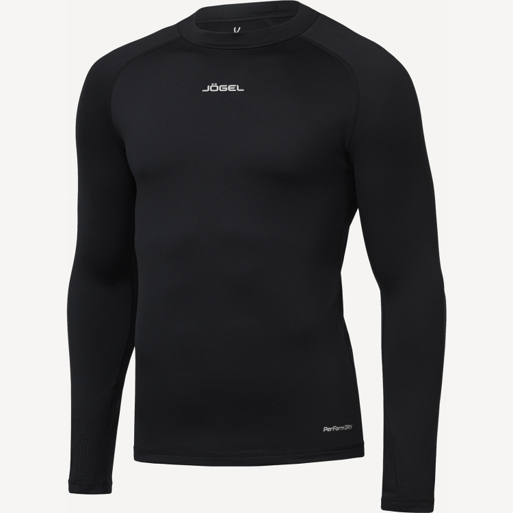 Джемпер компрессионный утепленный JÖGEL CAMP PerFormDRY Baselayer Top Warm, черный Джемпер компрессионный утепленный JÖGEL CAMP PerFormDRY Baselayer Top Warm, черный