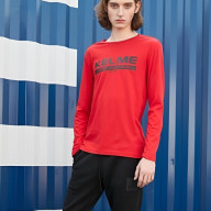 Лонгслив KELME Men's Long Sleeve T-Shirt Red - Лонгслив KELME Men's Long Sleeve T-Shirt Red