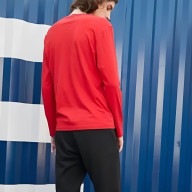 Лонгслив KELME Men's Long Sleeve T-Shirt Red - Лонгслив KELME Men's Long Sleeve T-Shirt Red