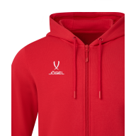 Худи на молнии ESSENTIAL Cotton FZ Hoodie, красный, детский - downloaded from prime-sport.ru