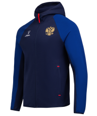 Худи на молнии JOGEL NATIONAL Essential Hooded FZ Jacket, синий/темно-синий