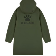 Демисезонная куртка KELME Long Coat Green - Демисезонная куртка KELME Long Coat Green