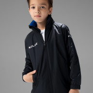 Детская ветровка KELME Children's Raincoat Black - Детская ветровка KELME Children's Raincoat Black