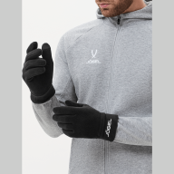Перчатки JÖGEL CAMP Fleece Gloves, черный - Перчатки JÖGEL CAMP Fleece Gloves, черный
