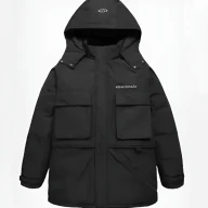 Пуховик KELME Medium Down Jacket Black - Пуховик KELME Medium Down Jacket Black